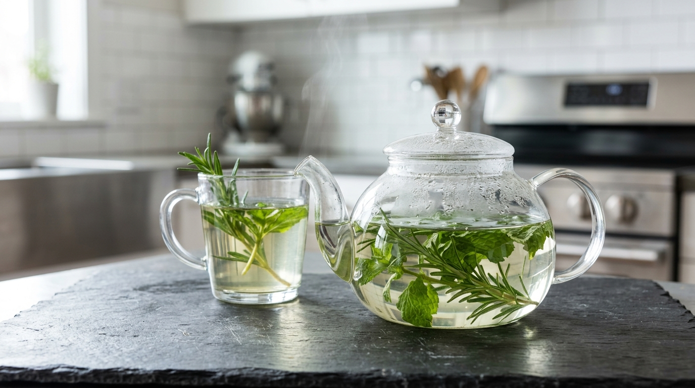 Rosemary & Peppermint Tea for Headaches